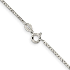 Sterling Silver 1.35mm 8 Sided Diamond-cut Box Chain - 5