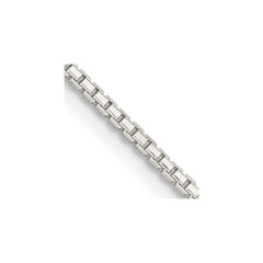 Sterling Silver 1.35mm 8 Sided Diamond-cut Box Chain - 5