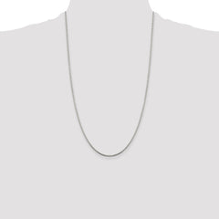 Sterling Silver 1.5mm 8 Sided Diamond-cut Box Chain - 2