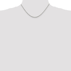 Sterling Silver 1.7mm 8 Sided Diamond-cut Box Chain - 6