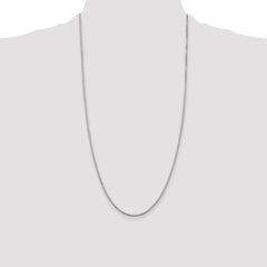 Sterling Silver 1.7mm 8 Sided Diamond-cut Box Chain - 2