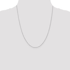 Sterling Silver .6mm Box Chain - 4
