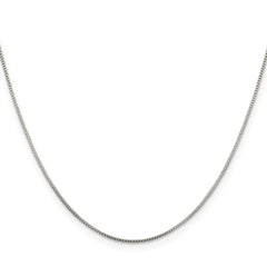 Sterling Silver .8mm Box Chain - 8
