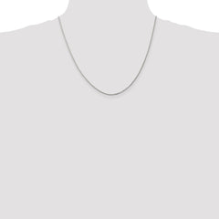 Sterling Silver 1.25mm Box Chain - 8