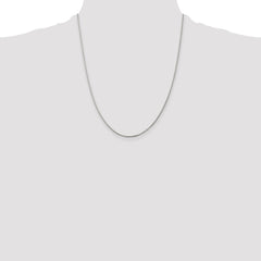 Sterling Silver 1.25mm Box Chain - 9