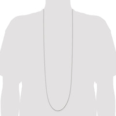 Sterling Silver 1.25mm Box Chain - 4