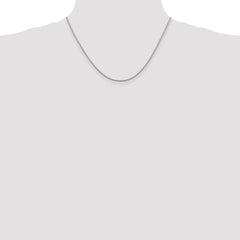 Sterling Silver 1.4mm Box Chain w/2in ext.