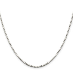 Sterling Silver 1.75mm Box Chain - 5
