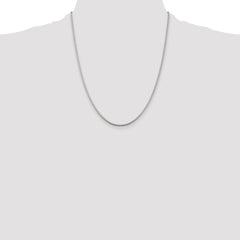 Sterling Silver 1.75mm Box Chain w/4in ext.