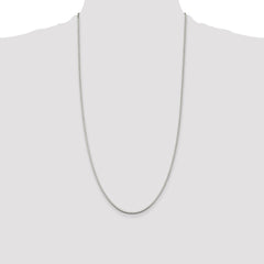 Sterling Silver 1.75mm Box Chain - 5