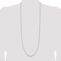 Sterling Silver 1.75mm Box Chain - 6