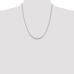 Sterling Silver Rhodium-plated 1.75mm Box Chain - 2