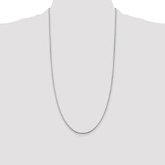 Sterling Silver Rhodium-plated 1.75mm Box Chain - 3