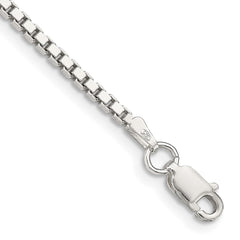 Sterling Silver 1.9mm Box Chain - 12