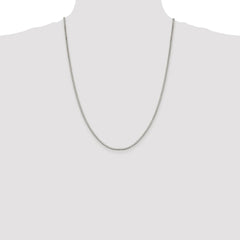 Sterling Silver Rhodium-plated 1.9mm Box Chain - 2