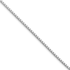 Sterling Silver Rhodium-plated 1.9mm Box Chain - 2