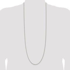 Sterling Silver 2mm Box Chain - 10