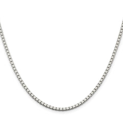 Sterling Silver 2.5mm Box Chain - 11