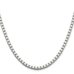 Sterling Silver 3.75mm Box Chain - 7