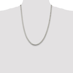 Sterling Silver 4.5mm Box Chain - 3