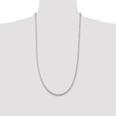 Sterling Silver 2.5mm Byzantine Chain - 5