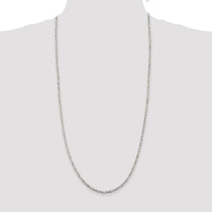 Sterling Silver 2.5mm Byzantine Chain - 9