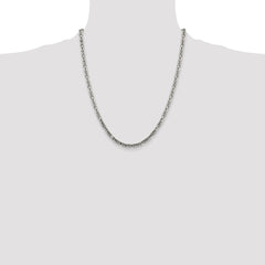 Sterling Silver 3.25mm Byzantine Chain - 2