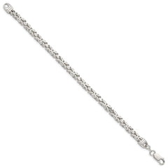 Sterling Silver 4.25mm Byzantine Chain - 5
