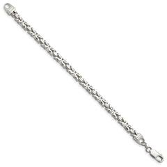 Sterling Silver 5mm Byzantine Chain - 4