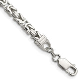 Sterling Silver 5mm Byzantine Chain - 4