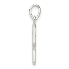 Sterling Silver Polished Chamseh w/Star of David Pendant