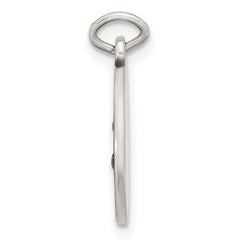 Sterling Silver Antiqued Solid Baptism Medal