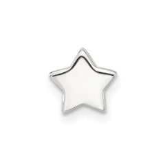 Sterling Silver E-coated Star Slide Charm
