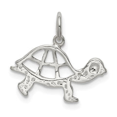 Sterling Silver Turtle Charm - 7