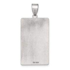 Sterling Silver The High Priestess Tarot Card Pendant