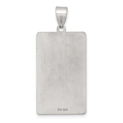 Sterling Silver The Hermit Tarot Card Pendant