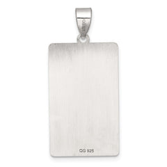 Sterling Silver The World Tarot Card Pendant