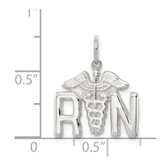 Sterling Silver Nurse Symbol Charm - 2