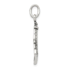 Sterling Silver Antiqued Lighthouse Charm - 2
