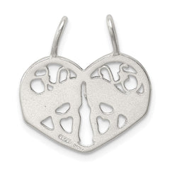 Sterling Silver Mother Daughter 2-piece break apart Charm