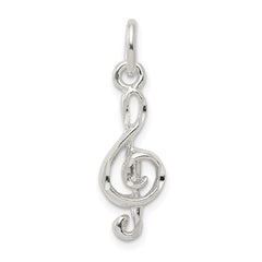 Sterling Silver Treble Clef Charm - 2