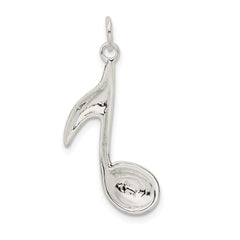 Sterling Silver Music Note Charm - 3