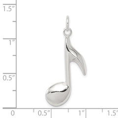 Sterling Silver Music Note Charm - 3