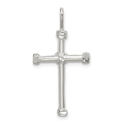 Sterling Silver Cross Charm - 6