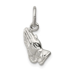 Sterling Silver Praying Hands Charm - 3