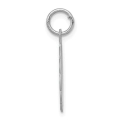 Sterling Silver Rhodium-plated Special Mom Disc Charm