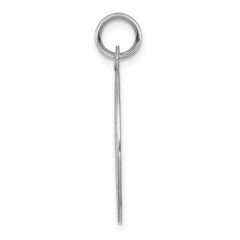 Sterling Silver Rhodium-plated My Confirmation Disc Charm - 2