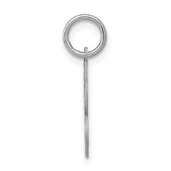 Sterling Silver Rhodium-plated Holy Communion Disc Charm - 2