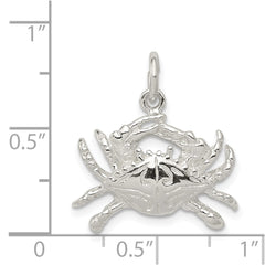 Sterling Silver Crab Charm - 2