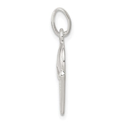 Sterling Silver Basketball in Hoop Charm